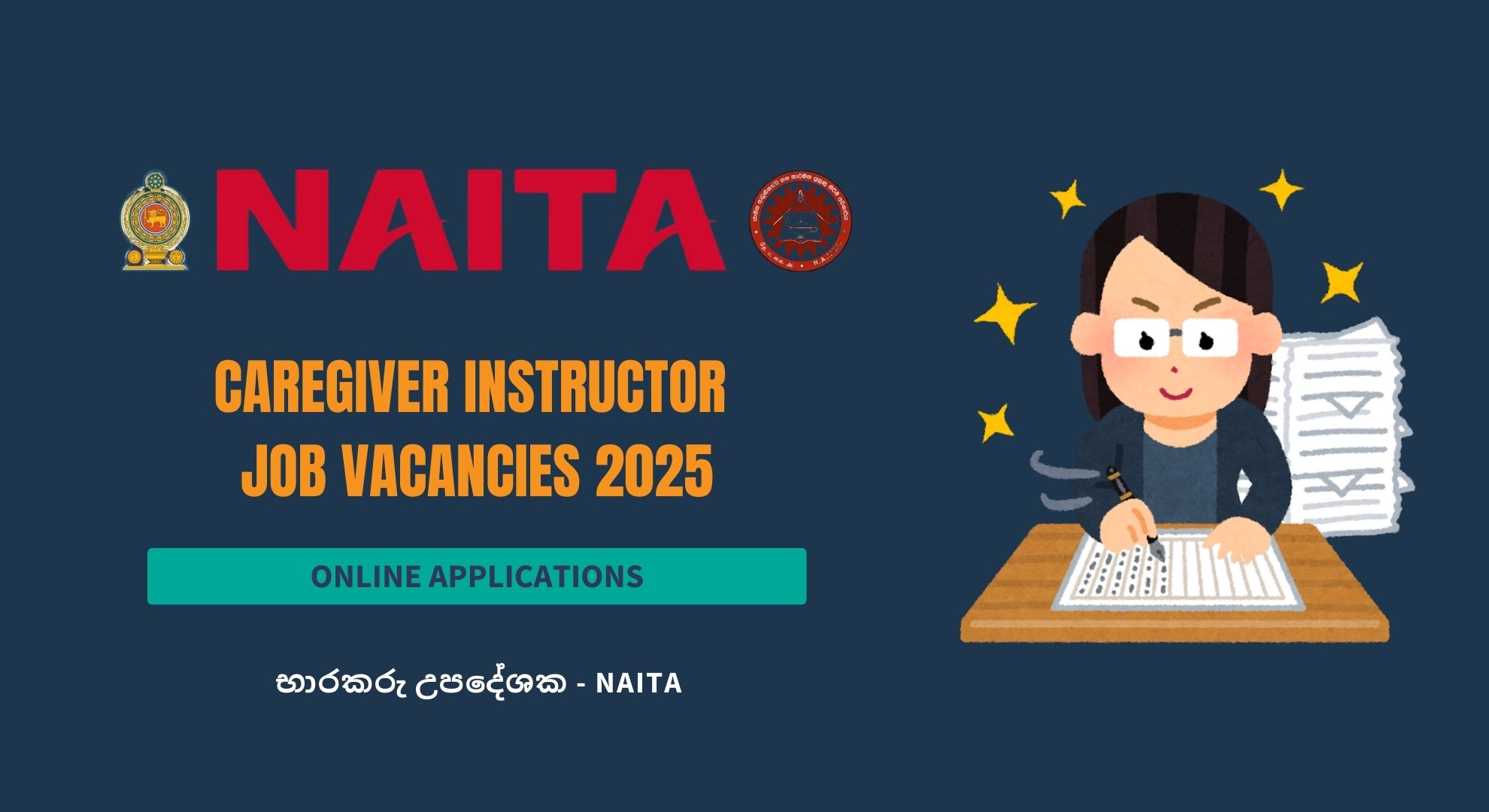 Caregiver Instructor Job Vacancies at NAITA 2025