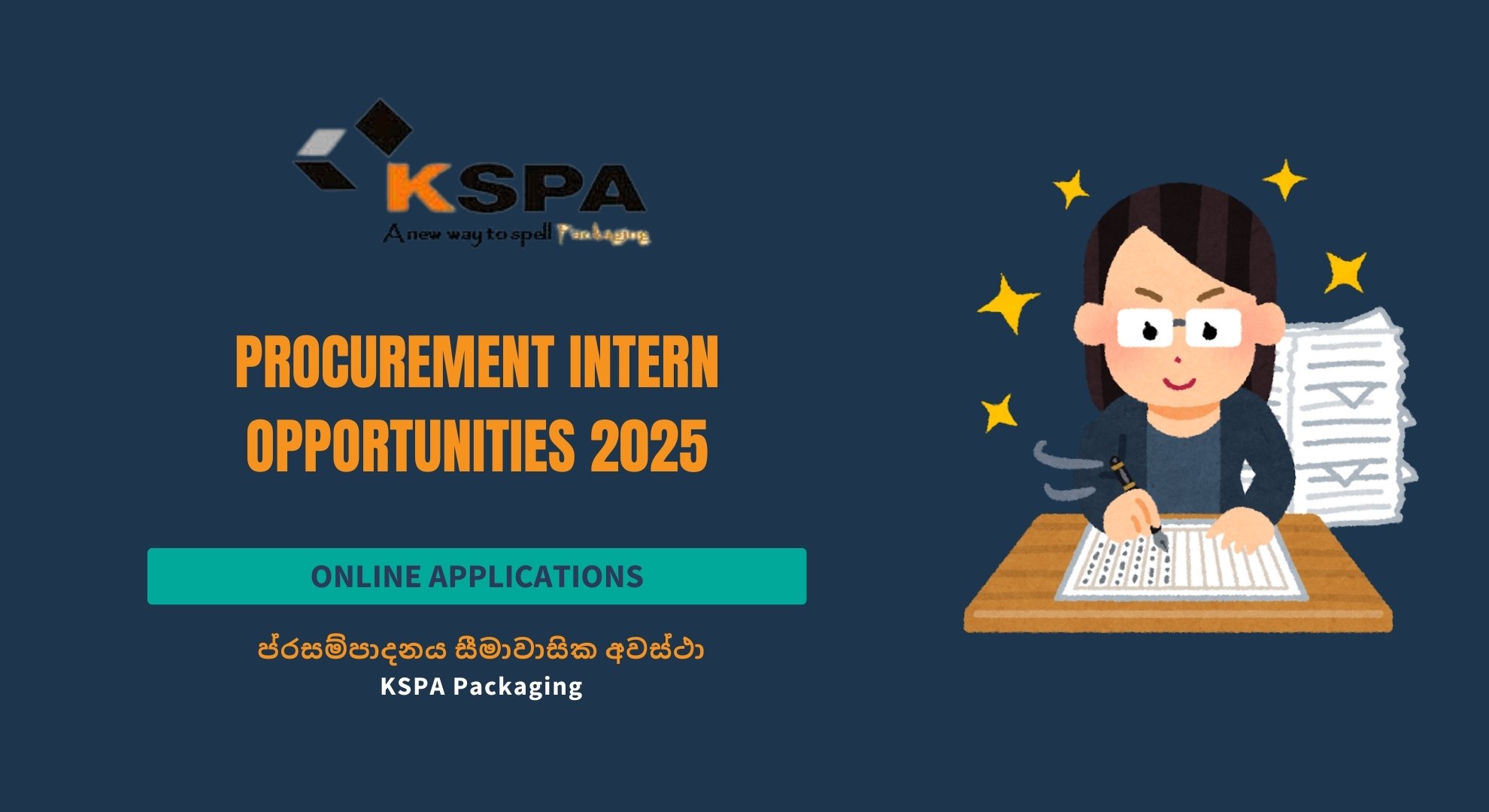 Procurement Intern Vacancies - KSPA Packaging 2025